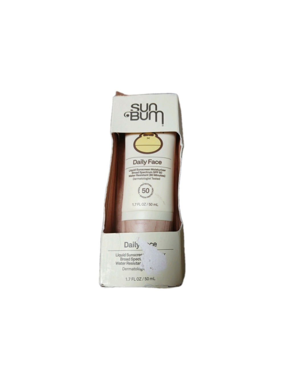 BRAND NEW Sun Bum Daily Face Liquid Sunscreen Moisturizer SPF 50 (1.7 oz)